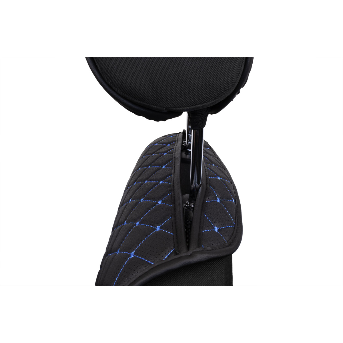 EVAtech ECO Max istmekate, 1 tk - must / mustad servad / sinised õmblused EVAtech ECO Max istmekate, 1 tk - must / mustad servad / sinised õmblused