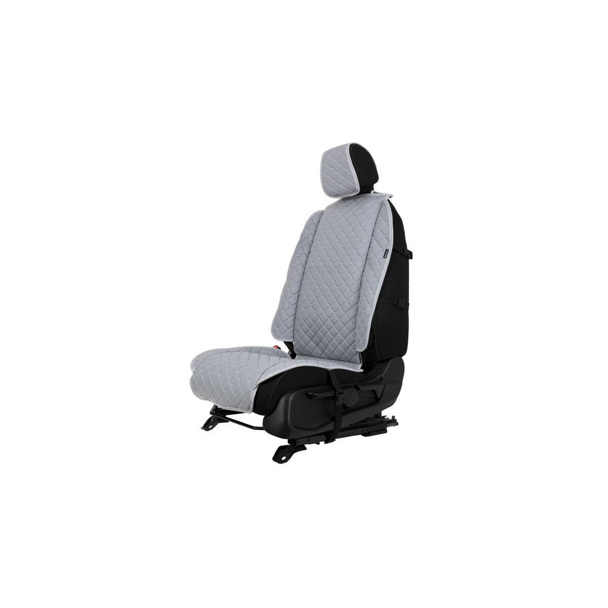 EVAtech ECO Max istmekate, 1 tk - hall / hallid servad / hallid õmblused EVAtech ECO Max istmekate, 1 tk - hall / hallid servad / hallid õmblused