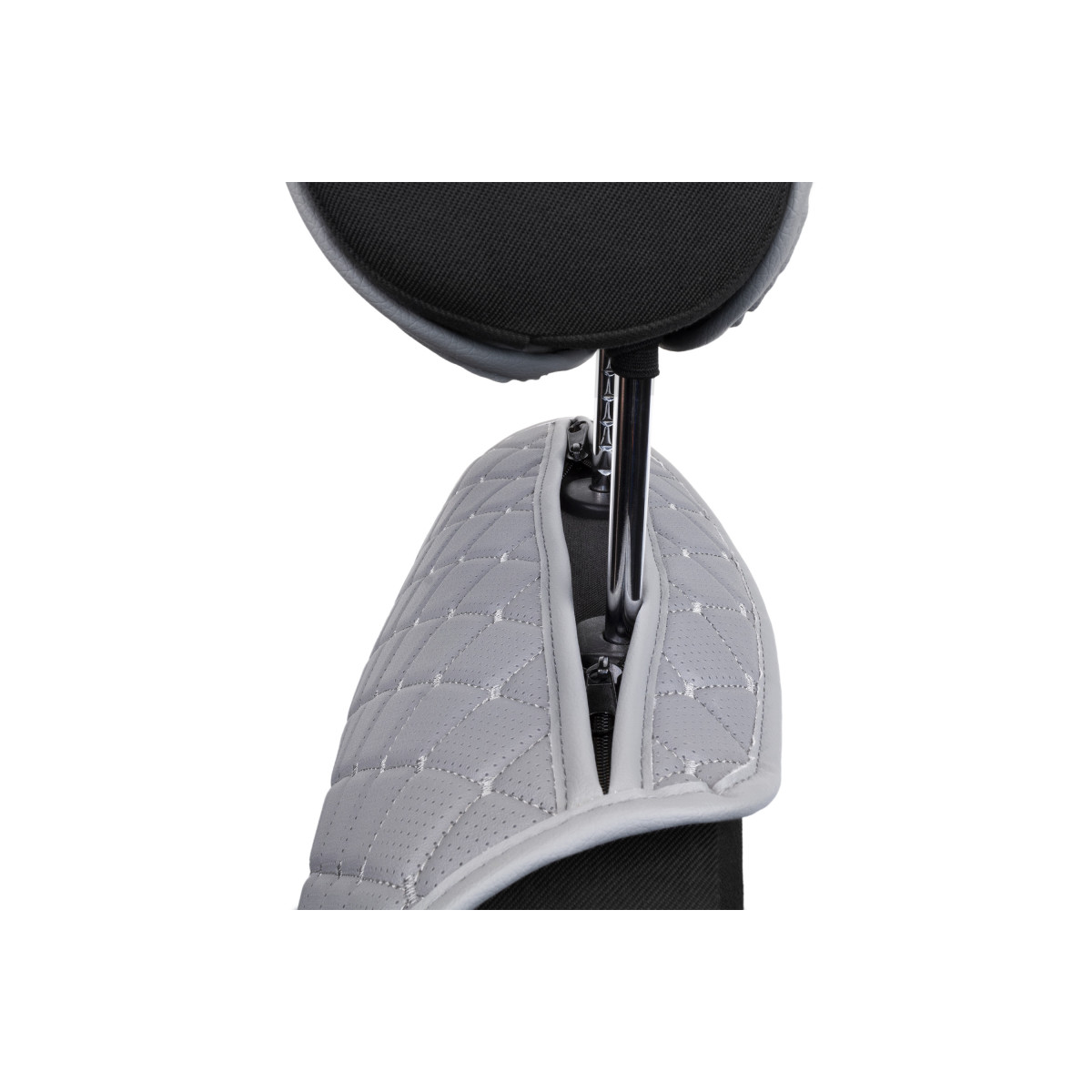 EVAtech ECO Max istmekate, 1 tk - hall / hallid servad / hallid õmblused EVAtech ECO Max istmekate, 1 tk - hall / hallid servad / hallid õmblused