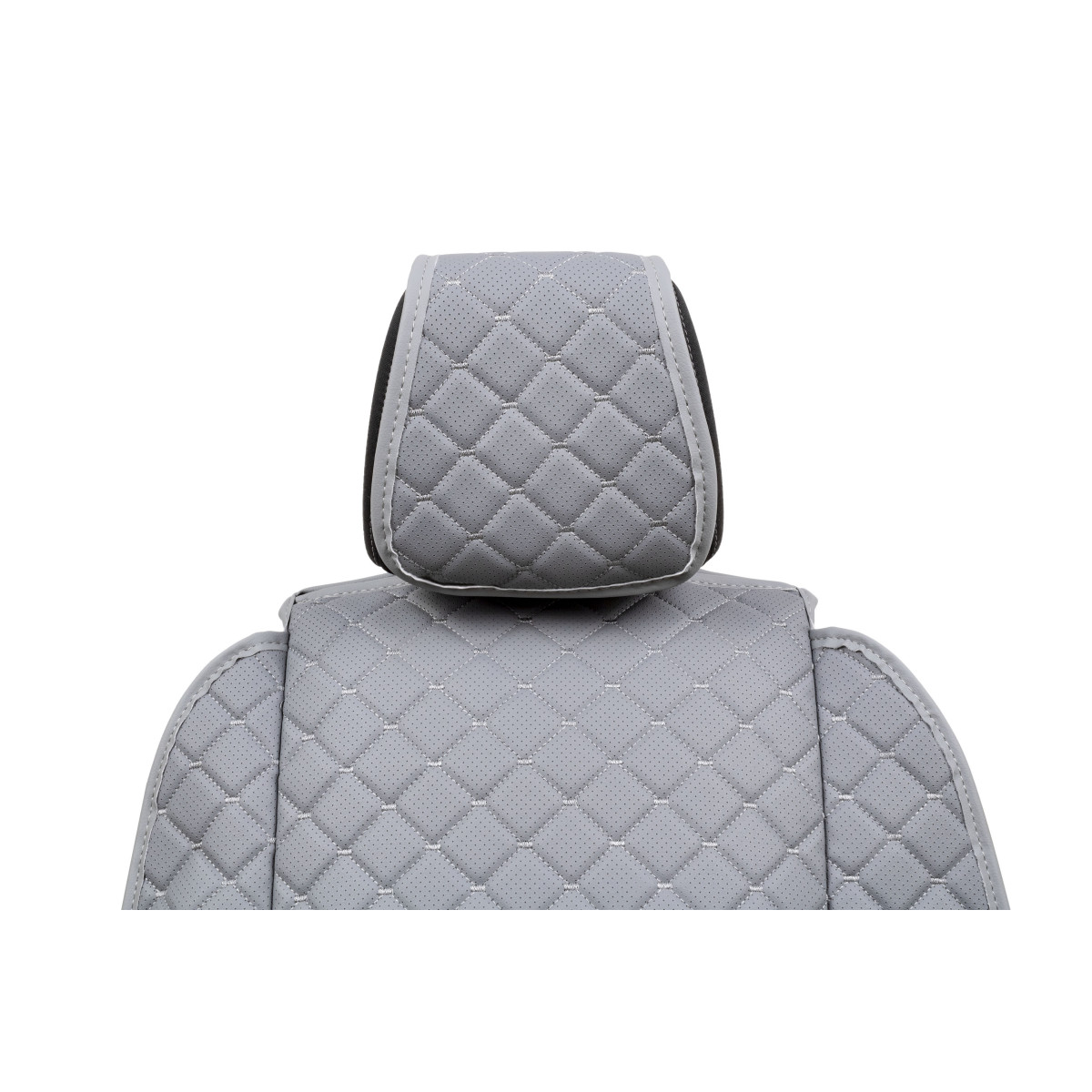 EVAtech ECO Max istmekate, 1 tk - hall / hallid servad / hallid õmblused EVAtech ECO Max istmekate, 1 tk - hall / hallid servad / hallid õmblused