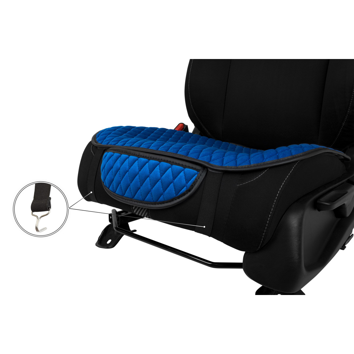 EVAtech istepadi kate, 1 tk - sinine / mustad servad / sinised õmblused