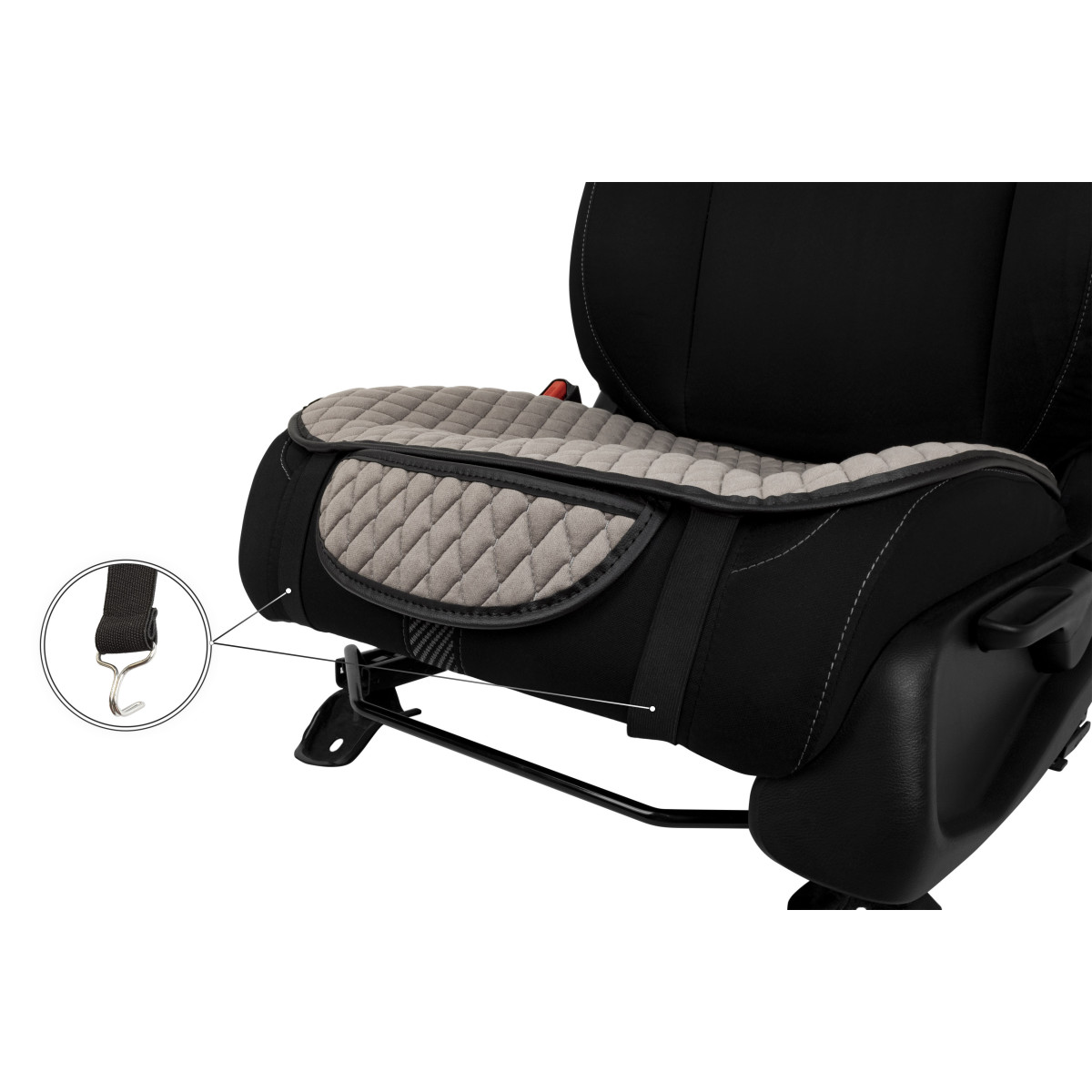 EVAtech istepadi kate, 1 tk - hall / mustad servad / hallid õmblused