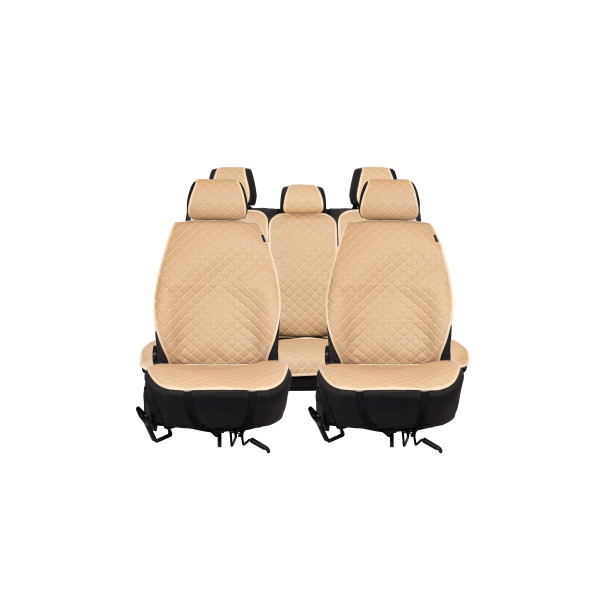 EVAtech ECO PRO autoistmekatted, 3 tk - beež / beežid servad / beežid õmblused