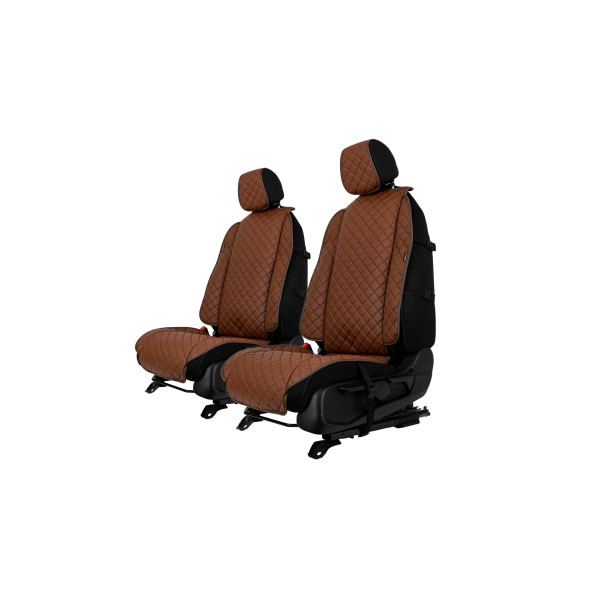 EVAtech ECO Max istmekatted, 2 tk - pruun / pruunid servad / pruunid õmblused