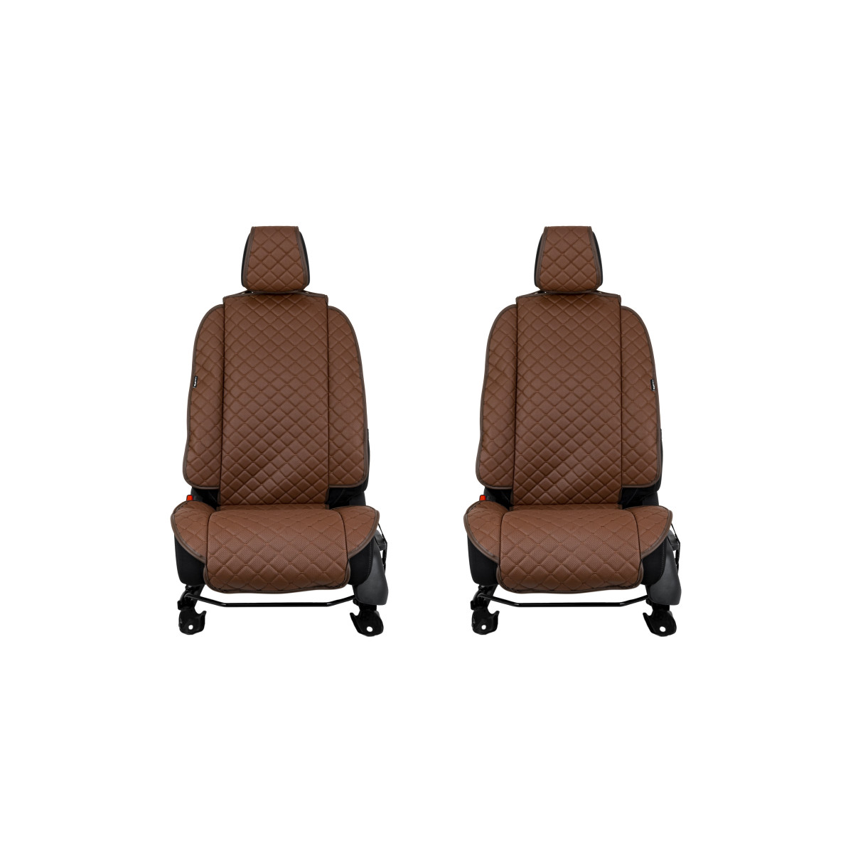EVAtech ECO Max istmekatted, 2 tk - pruun / pruunid servad / pruunid õmblused EVAtech ECO Max istmekatted, 2 tk - pruun / pruunid servad / pruunid õmblused