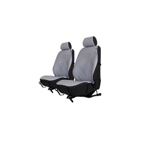 EVAtech ECO PRO autoistmekatted, 2 tk - hall / hallid servad / hallid õmblused