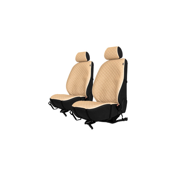 EVAtech ECO PRO autoistmekatted, 2 tk - beež / beežid servad / beežid õmblused