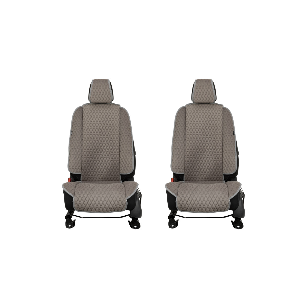 EVAtech Max istmekatted, 2 tk - hall / hallid servad / hallid õmblused EVAtech Max istmekatted, 2 tk - hall / hallid servad / hallid õmblused