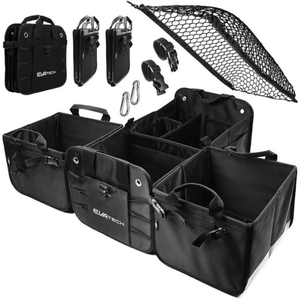 Kokkupandav auto pagasiruumi korraldaja 2 Plus EVAtech 60×37×32 cm