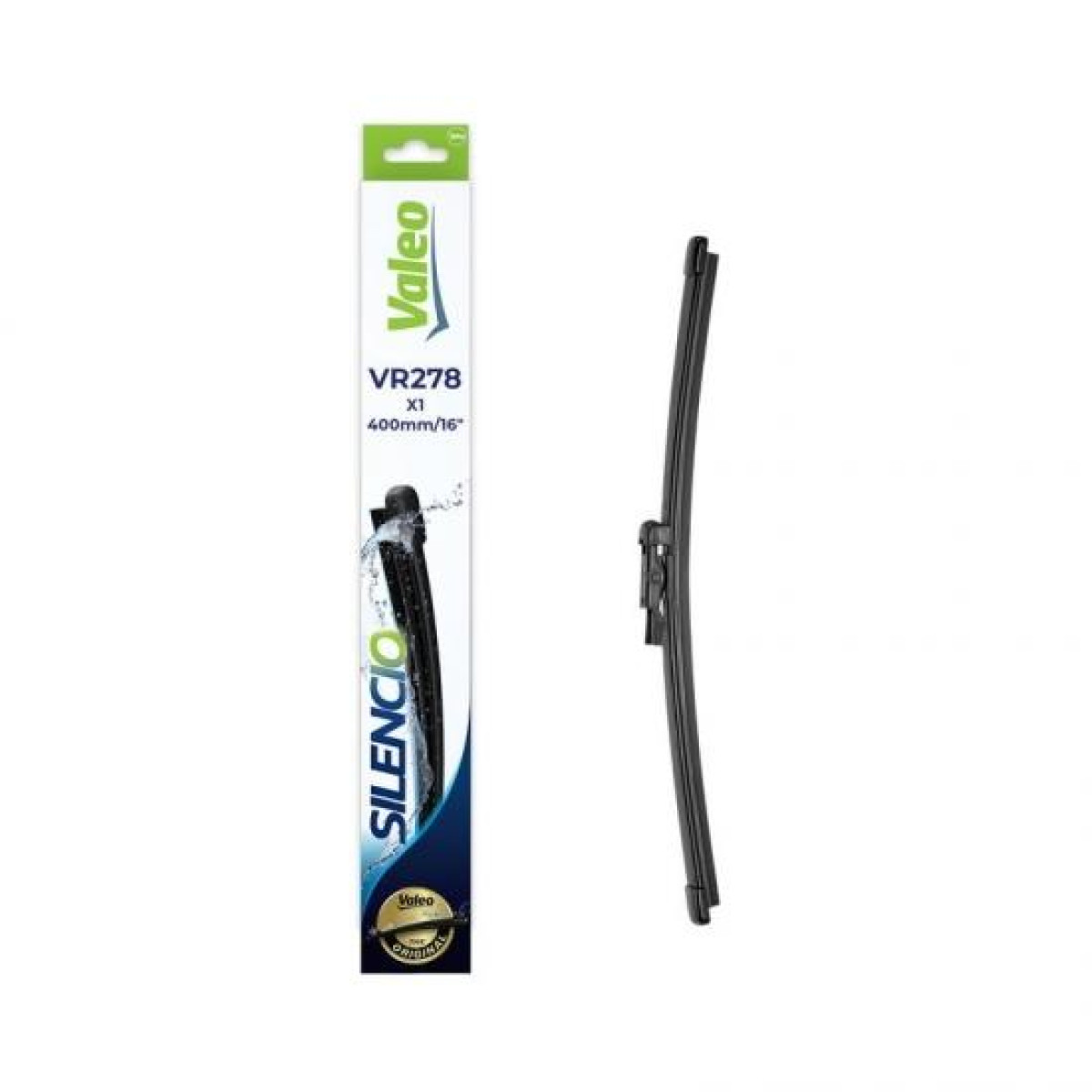 Tagumine klaasipuhasti Valeo Silencio Rear VR278, 400 mm Tagumine klaasipuhasti Valeo Silencio Rear VR278, 400 mm