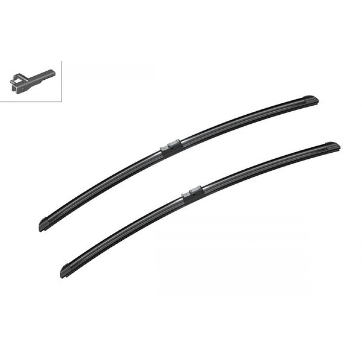 Puhastite komplekt Bosch Aerotwin A949S, 650/650 mm Puhastite komplekt Bosch Aerotwin A949S, 650/650 mm
