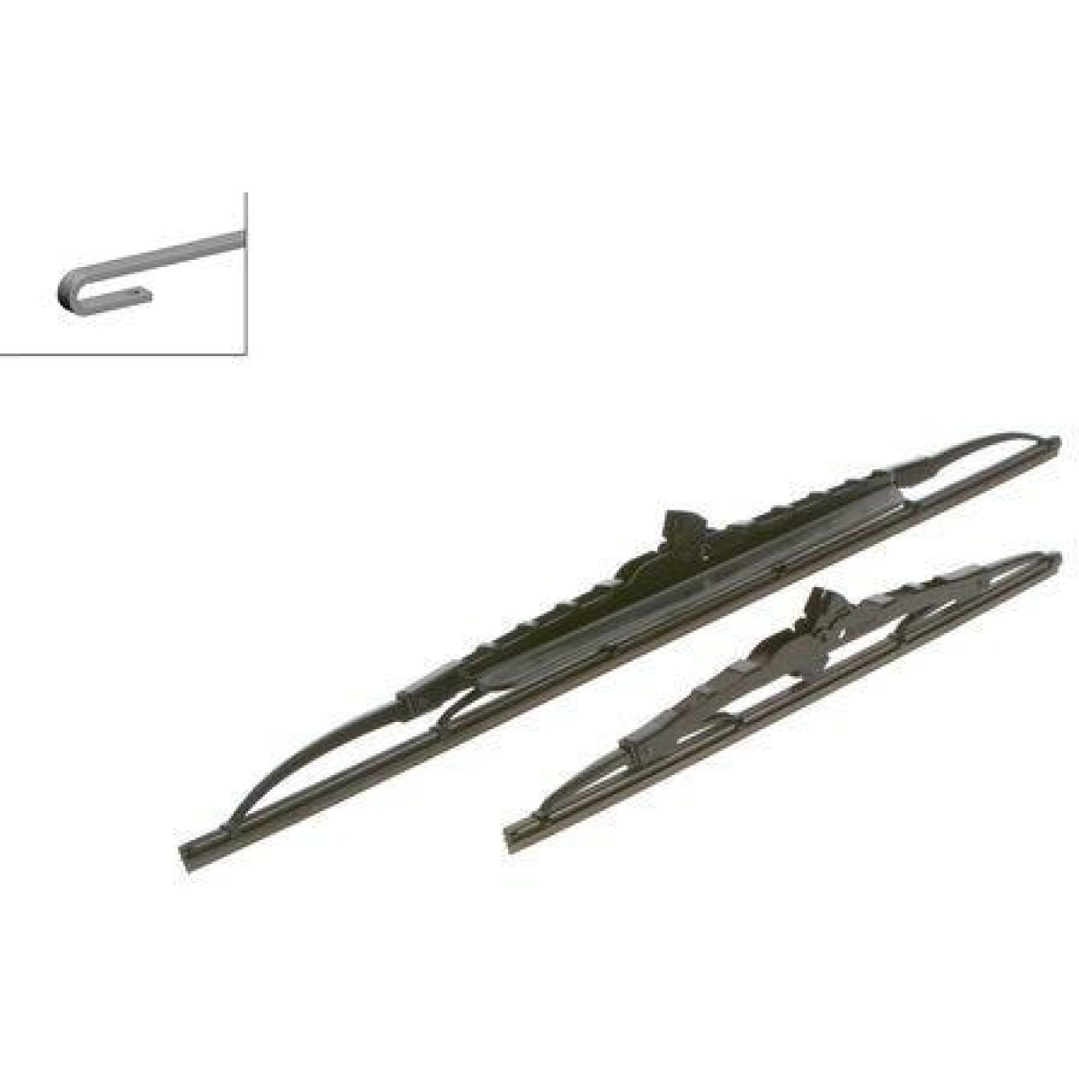 Puhastite komplekt Bosch Twin Spoiler 535 S, 530/340 mm Puhastite komplekt Bosch Twin Spoiler 535 S, 530/340 mm