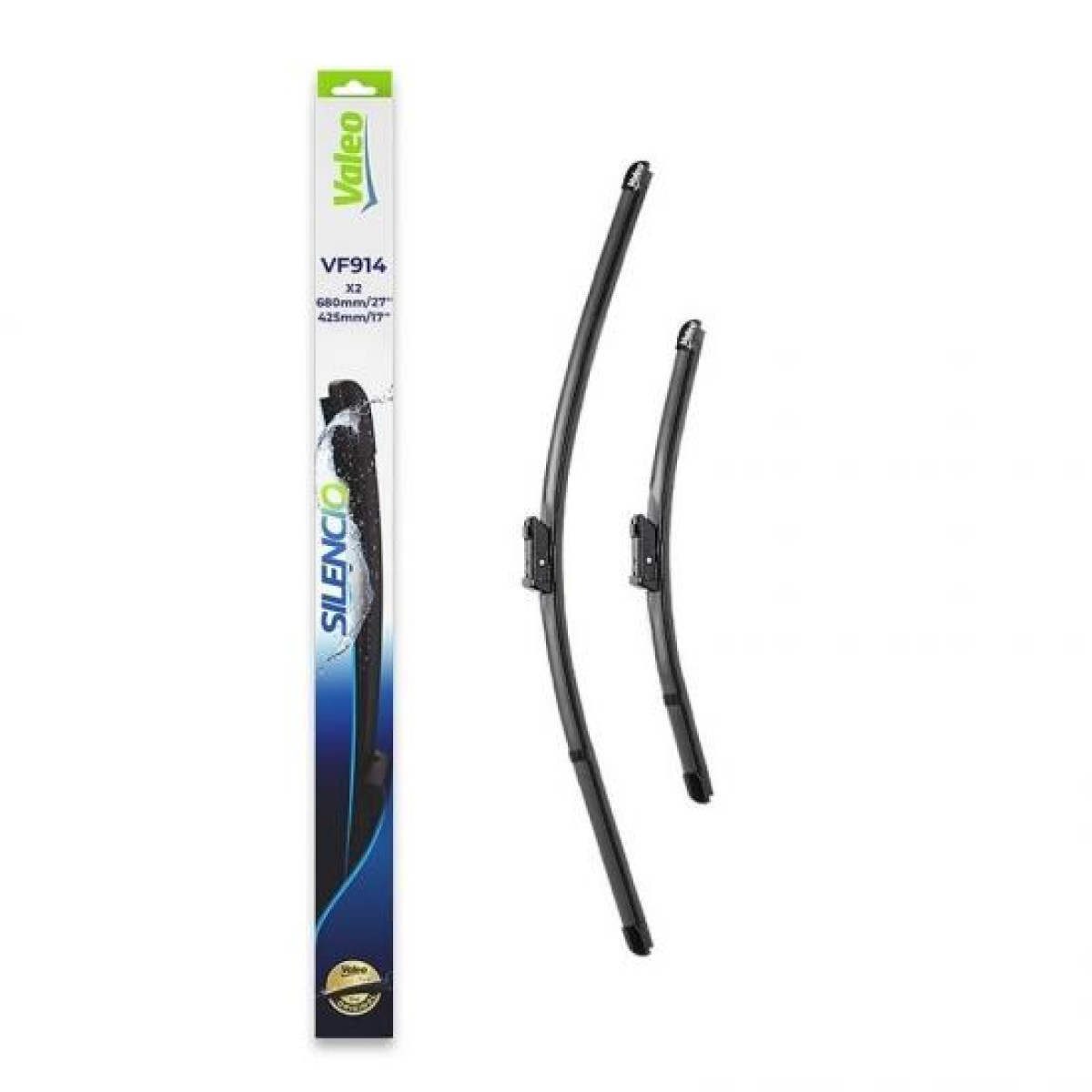 Puhastite komplekt Valeo Silencio VF914, 680/425 mm Puhastite komplekt Valeo Silencio VF914, 680/425 mm