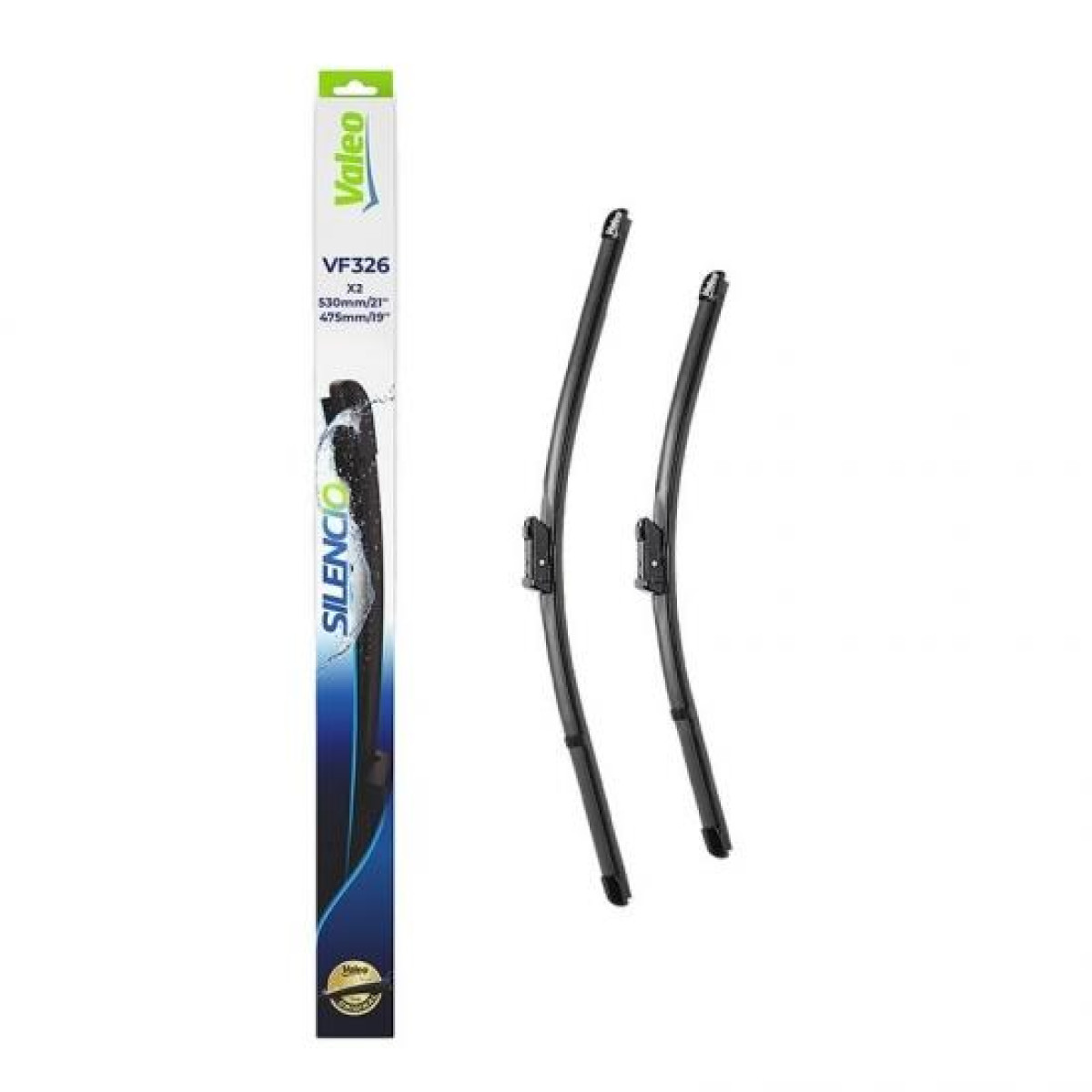 Puhastite komplekt Valeo Silencio X.TRM OE VF326, 530/475 mm Puhastite komplekt Valeo Silencio X.TRM OE VF326, 530/475 mm