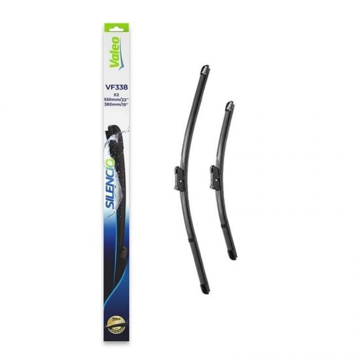 Puhastite komplekt Valeo Silencio X.TRM OE VF338, 550/380 mm Puhastite komplekt Valeo Silencio X.TRM OE VF338, 550/380 mm