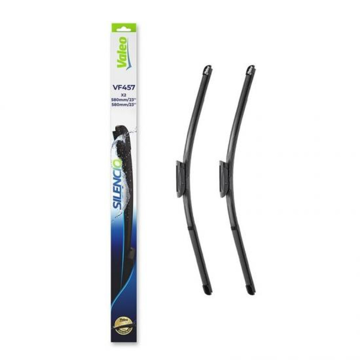 Puhastite komplekt Valeo Silencio X.TRM OE VF457, 580/580 mm Puhastite komplekt Valeo Silencio X.TRM OE VF457, 580/580 mm