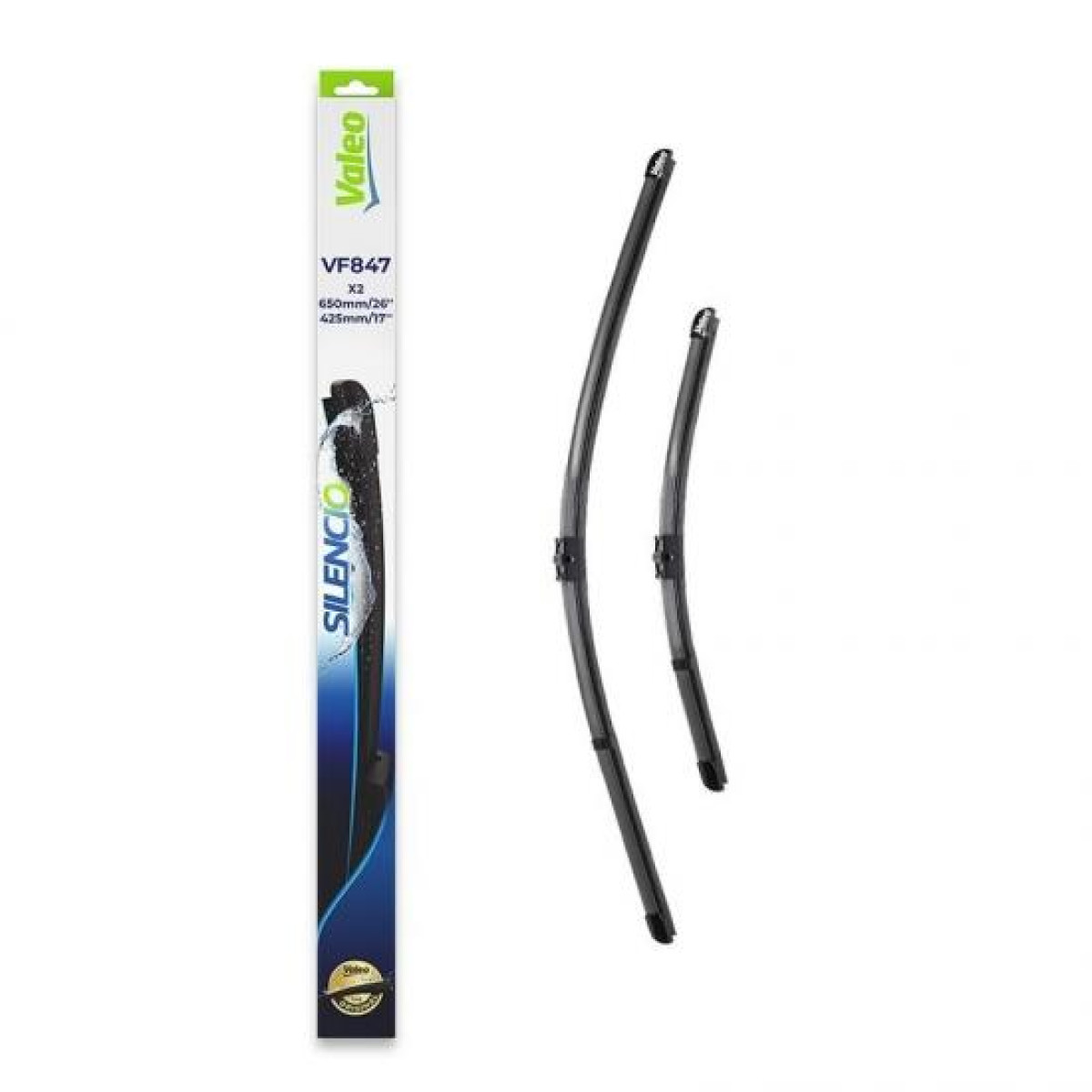 Puhastite komplekt Valeo Silencio X.TRM OE VF847, 650/425 mm Puhastite komplekt Valeo Silencio X.TRM OE VF847, 650/425 mm