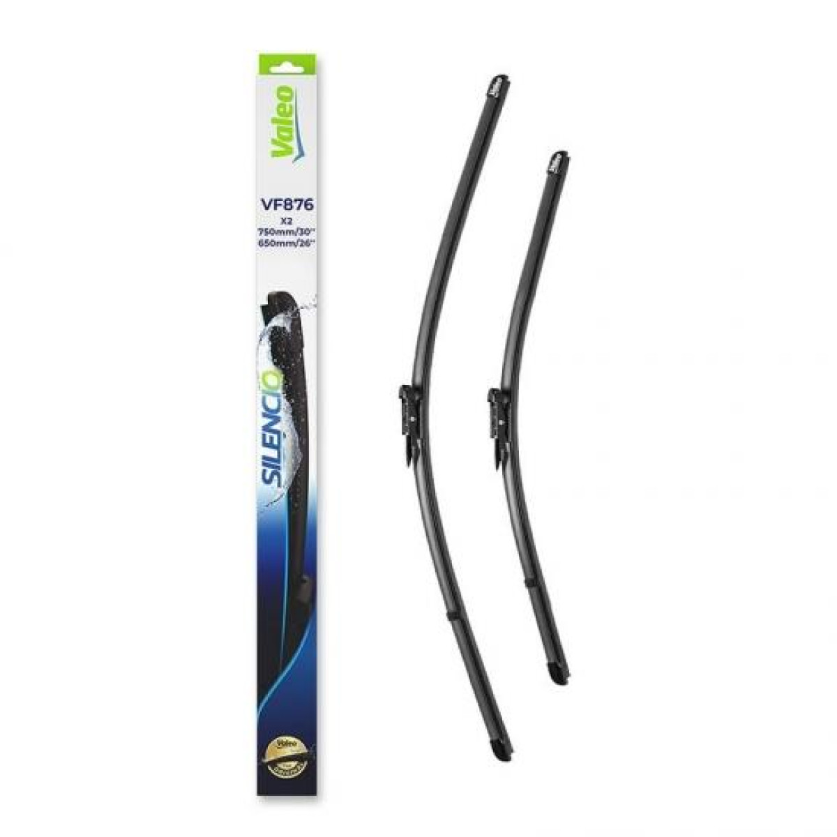 Puhastite komplekt Valeo Silencio X.TRM OE VF876, 750/650 mm Puhastite komplekt Valeo Silencio X.TRM OE VF876, 750/650 mm