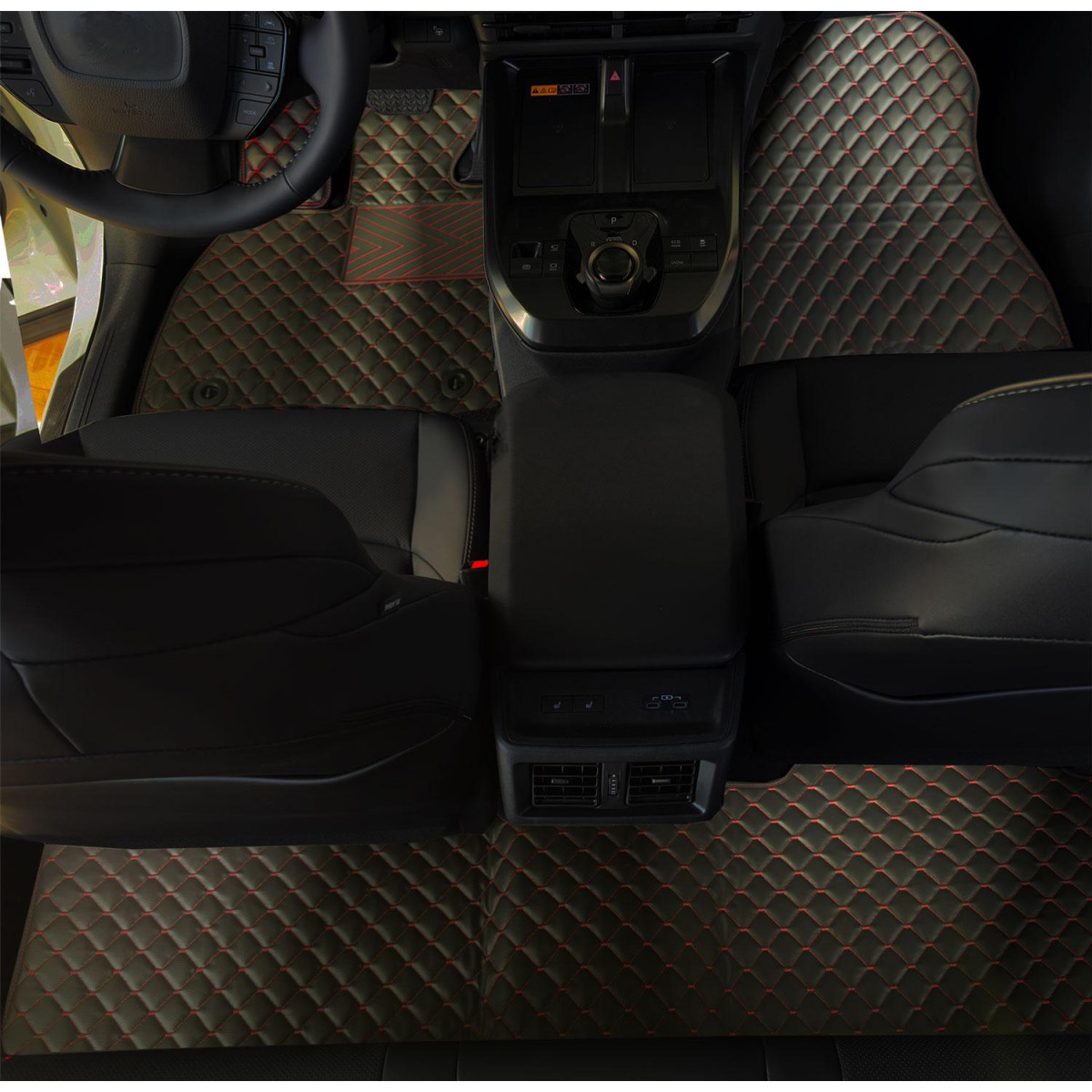 Ekonahast matid QuiltyMats ACURA RSX 2001-2006a. (Must / punased õmblused)
