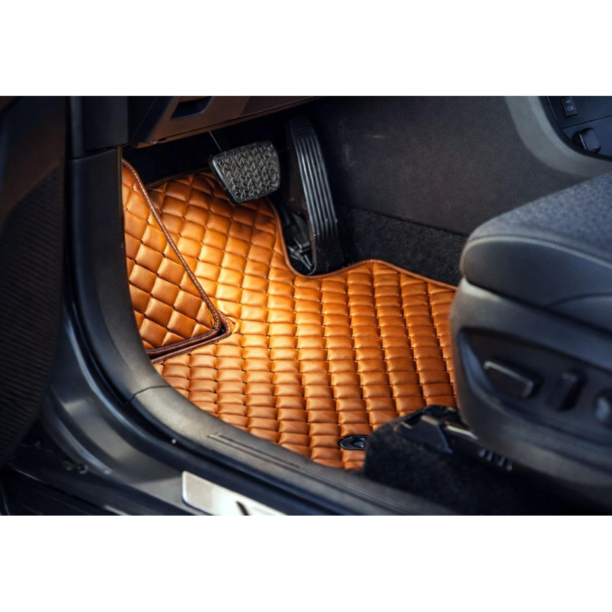 Ekonahast matid QuiltyMats JEEP GRAND CHEROKEE 2005-2010a. (Pruun / pruunid õmblused)