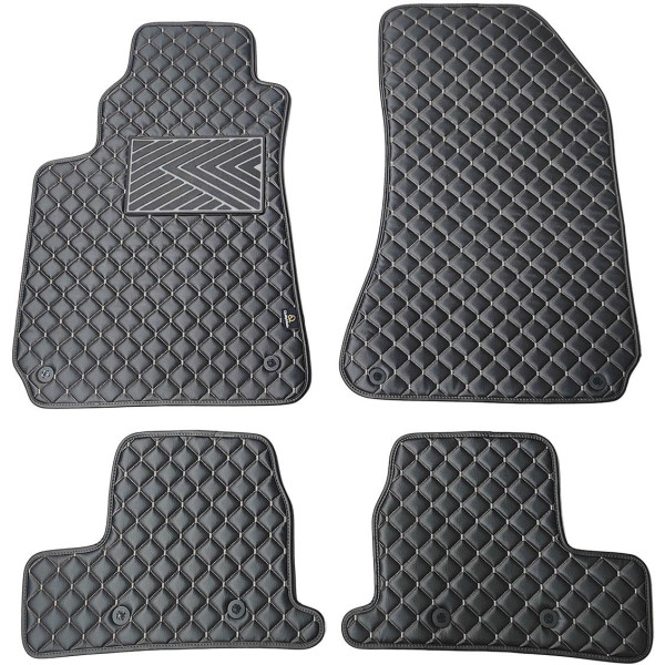 Ekonahast matid QuiltyMats ALFA Romeo BRERA 2005-2010a. (Must / hallid õmblused)