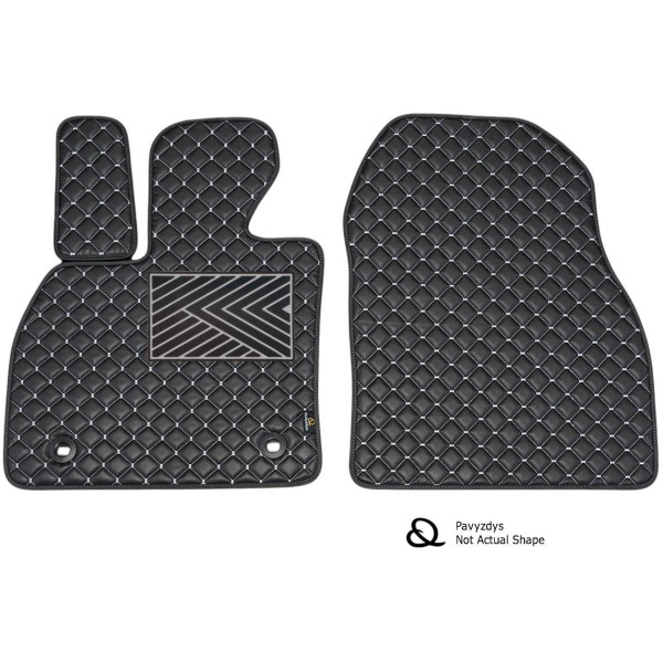 Ekonahast matid QuiltyMats OPEL COMBO 2001-2011a. (Must / hallid õmblused)