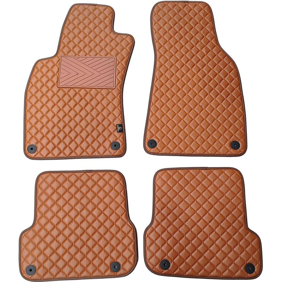 Ekonahast matid QuiltyMats AUDI A6 2006-2011a. (C6) (Pruun / pruunid õmblused)