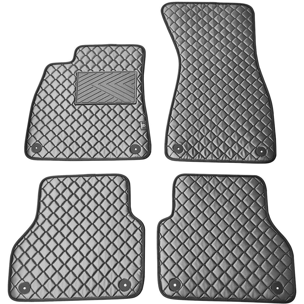 Ekonahast matid QuiltyMats AUDI A6 2018-2025a. (C8) (Hall / hallid õmblused)