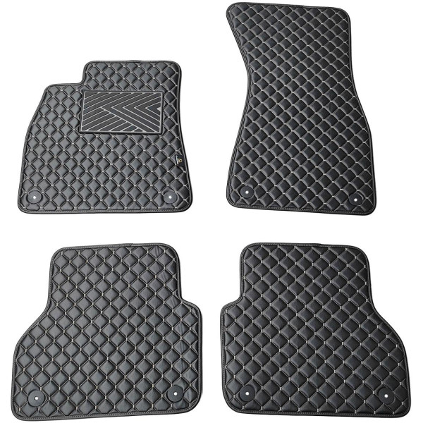 Ekonahast matid QuiltyMats AUDI A7 2018-2025a. (Must / hallid õmblused)