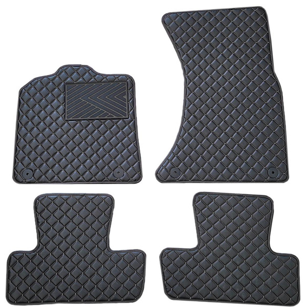 Ekonahast matid QuiltyMats AUDI Q5 2008-2016a. (Must / mustad õmblused)
