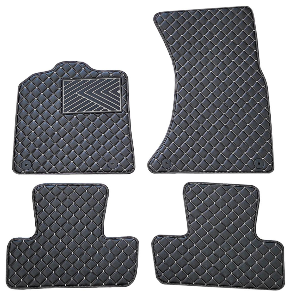 Ekonahast matid QuiltyMats AUDI Q5 2008-2016a. (Must / hallid õmblused)