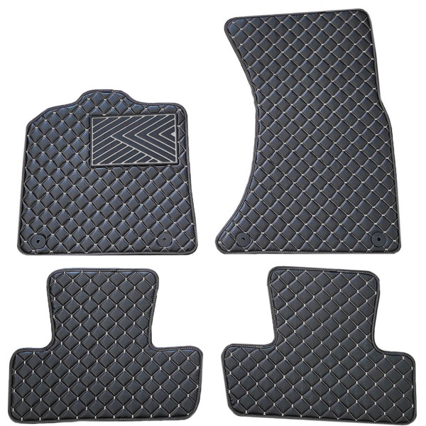 Ekonahast matid QuiltyMats AUDI Q5 2008-2016a. (Must / hallid õmblused)