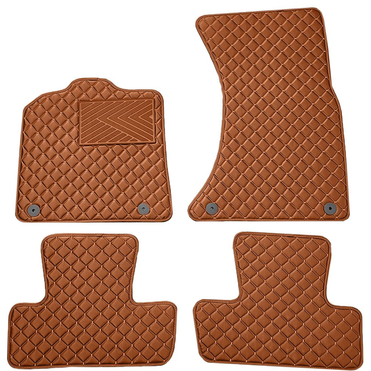 Ekonahast matid QuiltyMats AUDI Q5 2008-2016a. (Pruun / pruunid õmblused)