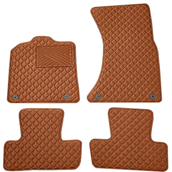 Ekonahast matid QuiltyMats AUDI Q5 2008-2016a. (Pruun / pruunid õmblused)