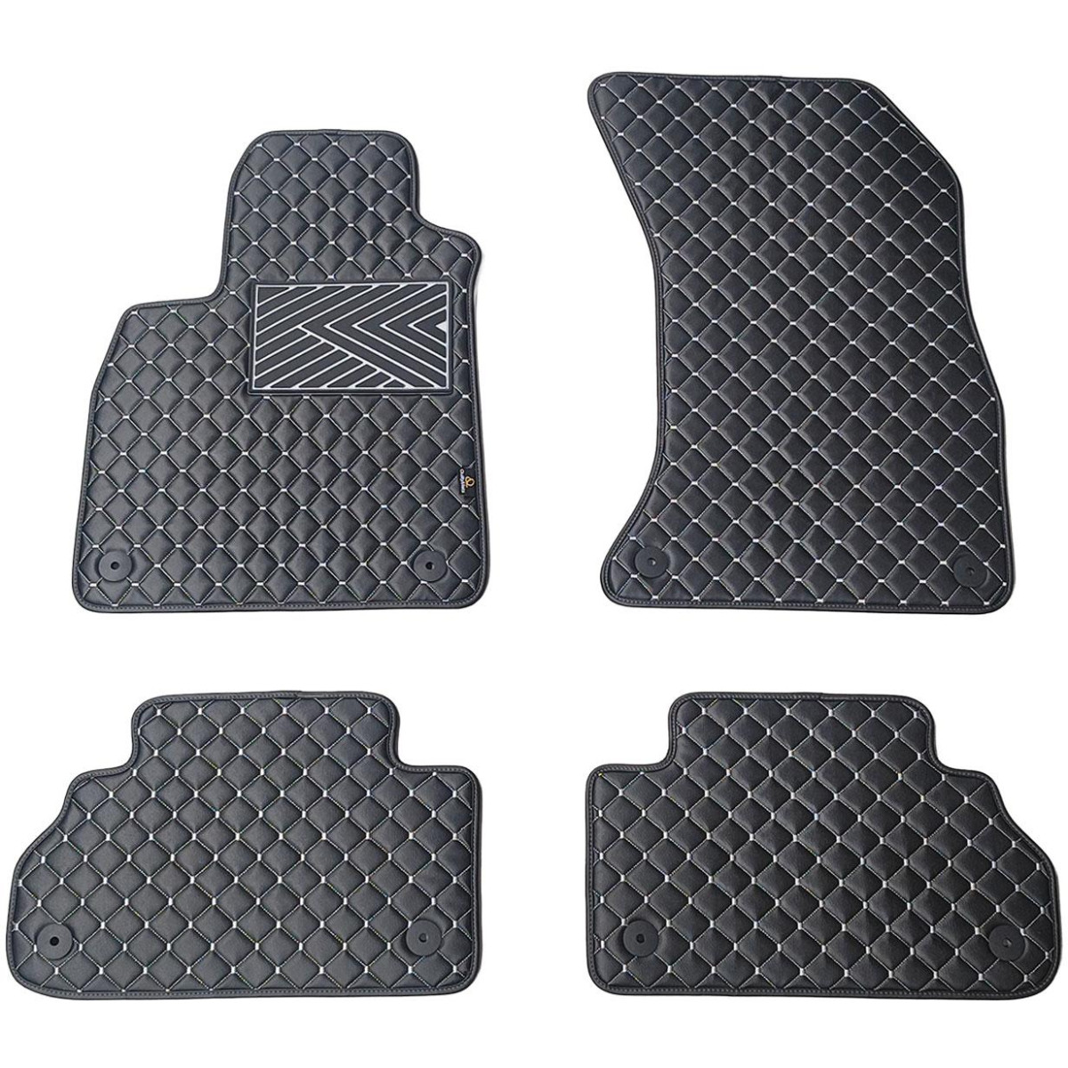 Ekonahast matid QuiltyMats AUDI Q5 2017-2025a. (Must / hallid õmblused)