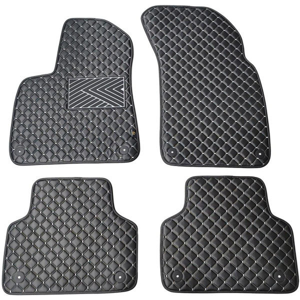 Ekonahast matid QuiltyMats AUDI Q7 alates 2015a. (Must / hallid õmblused)