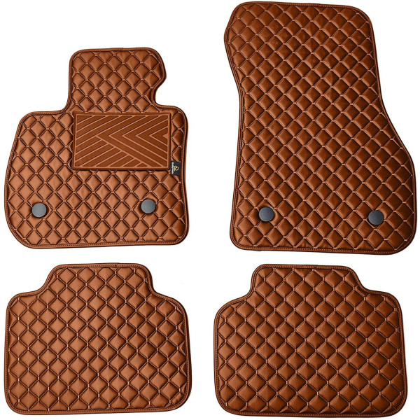 Ekonahast matid QuiltyMats BMW 2 ser. 2014-2021a. (F45) (Pruun / pruunid õmblused)