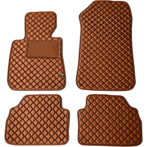 Ekonahast matid QuiltyMats BMW 3 ser. 2005-2012a. (E92 Coupe) (Pruun / pruunid õmblused)
