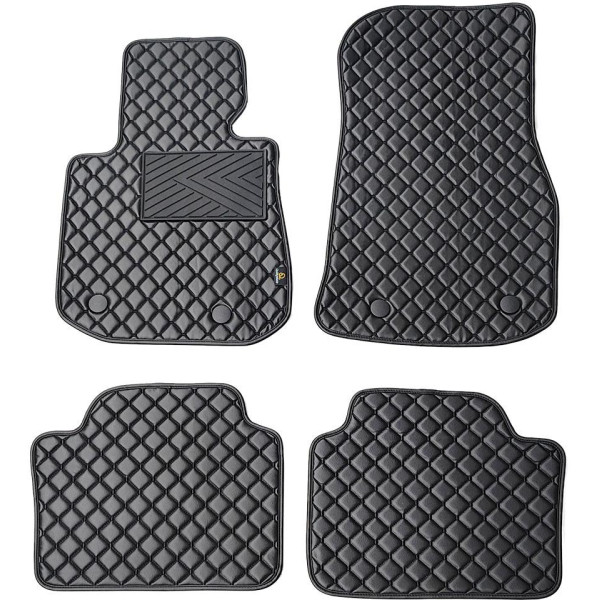 Ekonahast matid QuiltyMats BMW 3 ser. 2013-2020a. (F32) (Must / mustad õmblused)