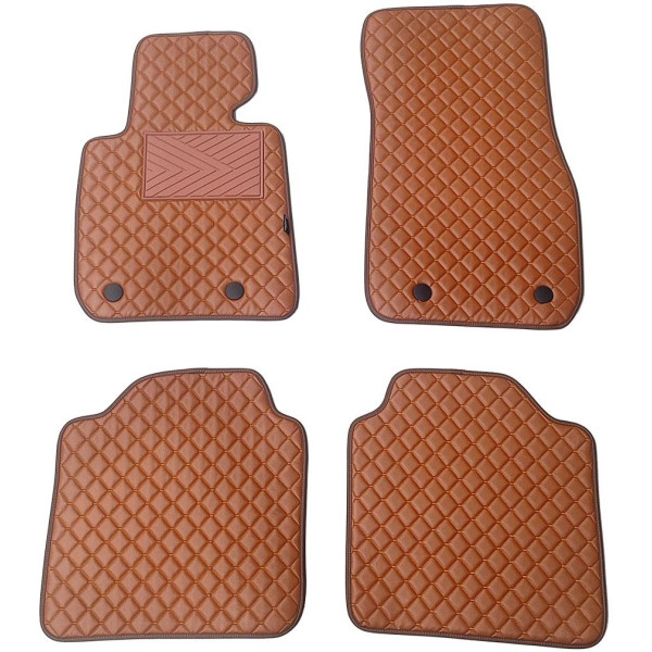 Ekonahast matid QuiltyMats BMW 3 ser. 2014-2020a. (GT F34) (Pruun / pruunid õmblused)