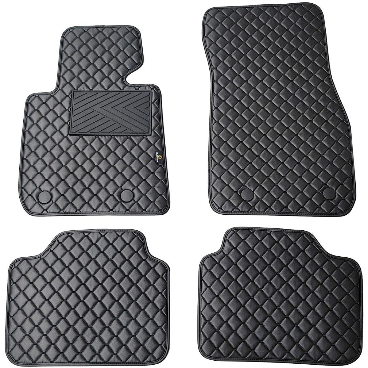 Ekonahast matid QuiltyMats BMW 3 ser. alates 2019a. (G20/G21) (Must / mustad õmblused)