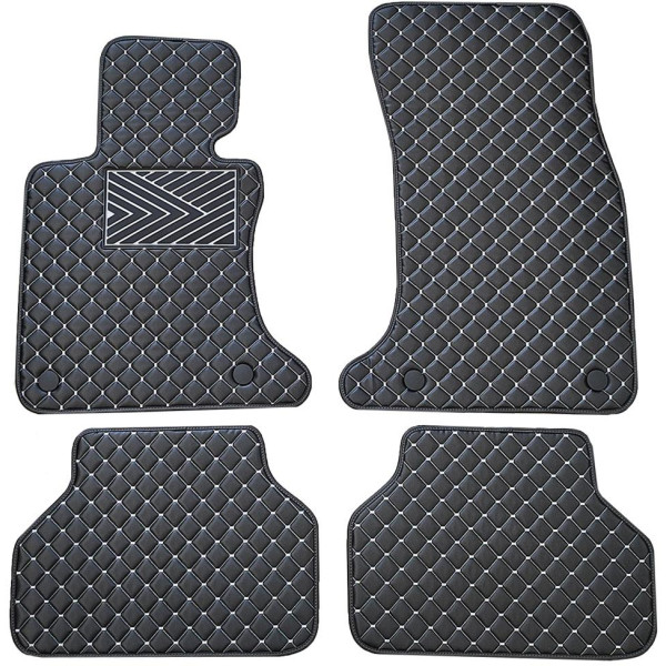 Ekonahast matid QuiltyMats BMW 5 ser. 2004-2010a. (E60/E61) (Must / hallid õmblused)