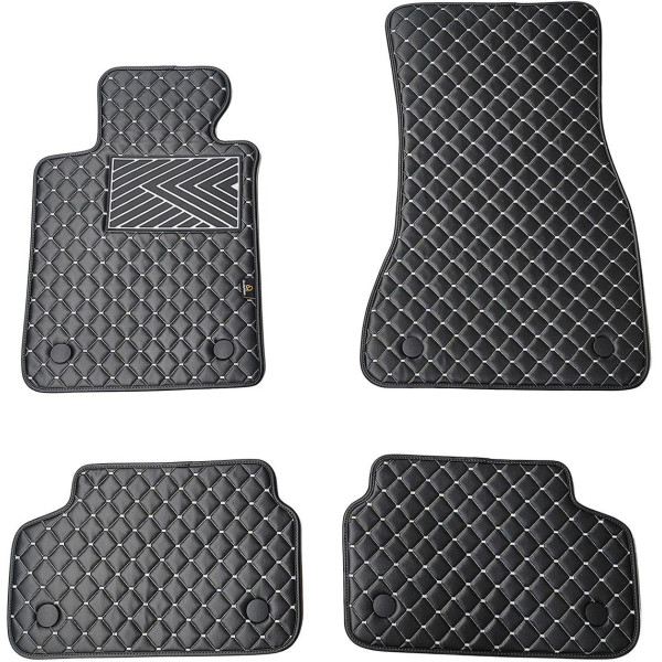 Ekonahast matid QuiltyMats BMW 5 ser. 2016-2023a. (G30/G31) (Must / hallid õmblused)