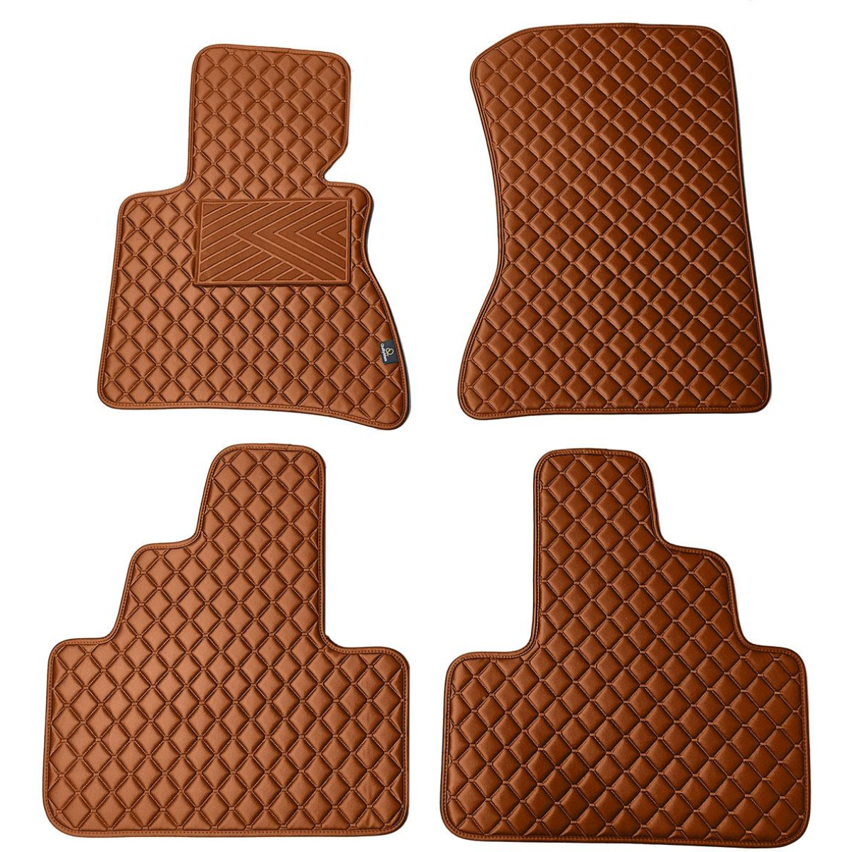 Ekonahast matid QuiltyMats BMW X3 2003-2010a. (E83) (Pruun / pruunid õmblused)