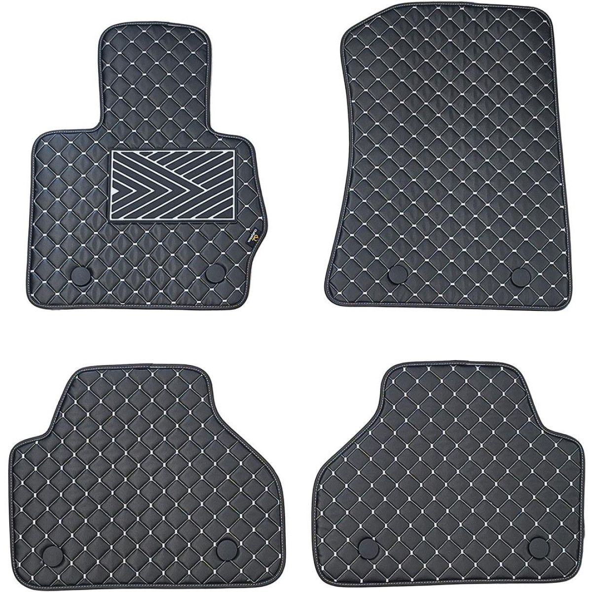 Ekonahast matid QuiltyMats BMW X3 2010-2017a. (F25) (Must / hallid õmblused)