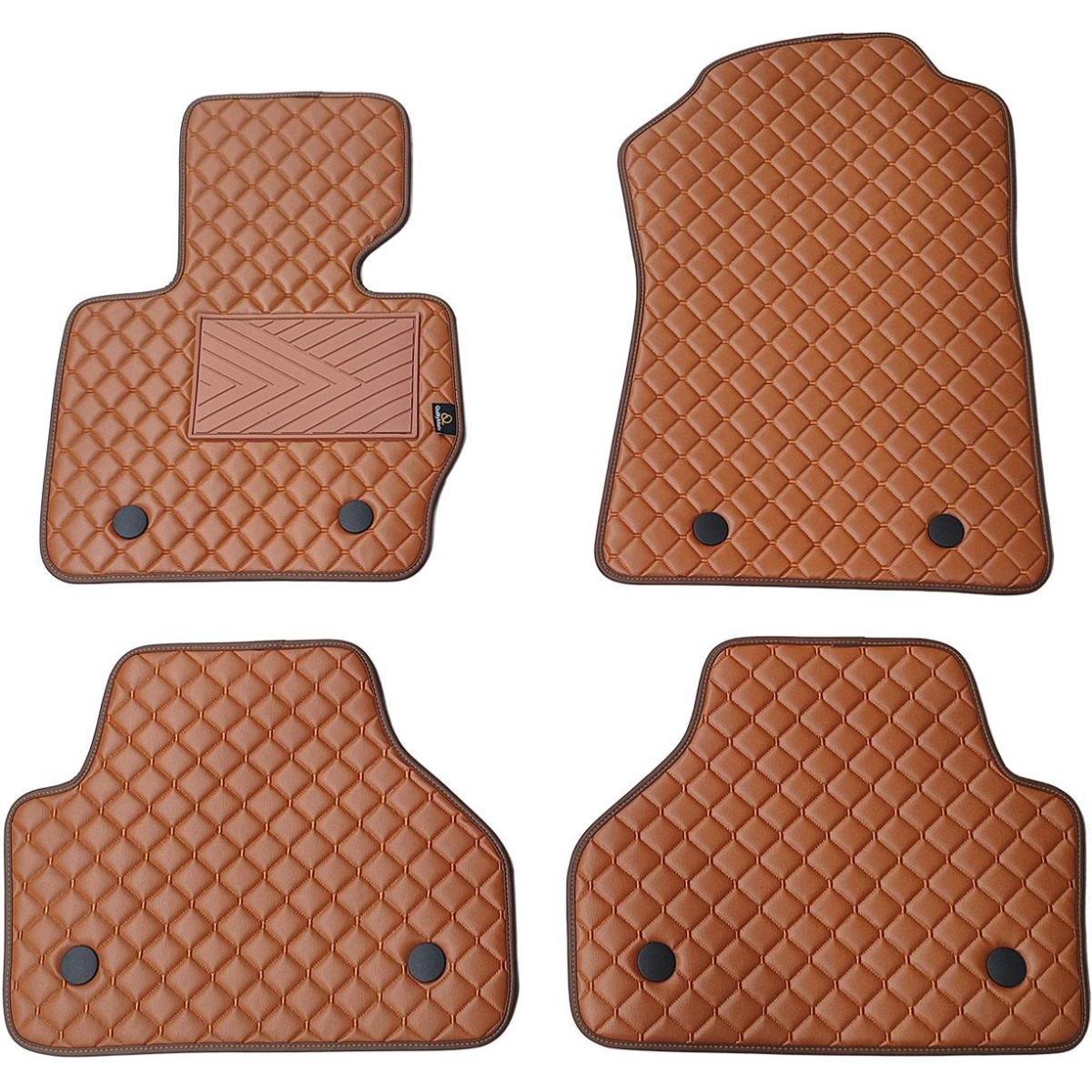 Ekonahast matid QuiltyMats BMW X4 2014-2018a. (F26) (Pruun / pruunid õmblused)