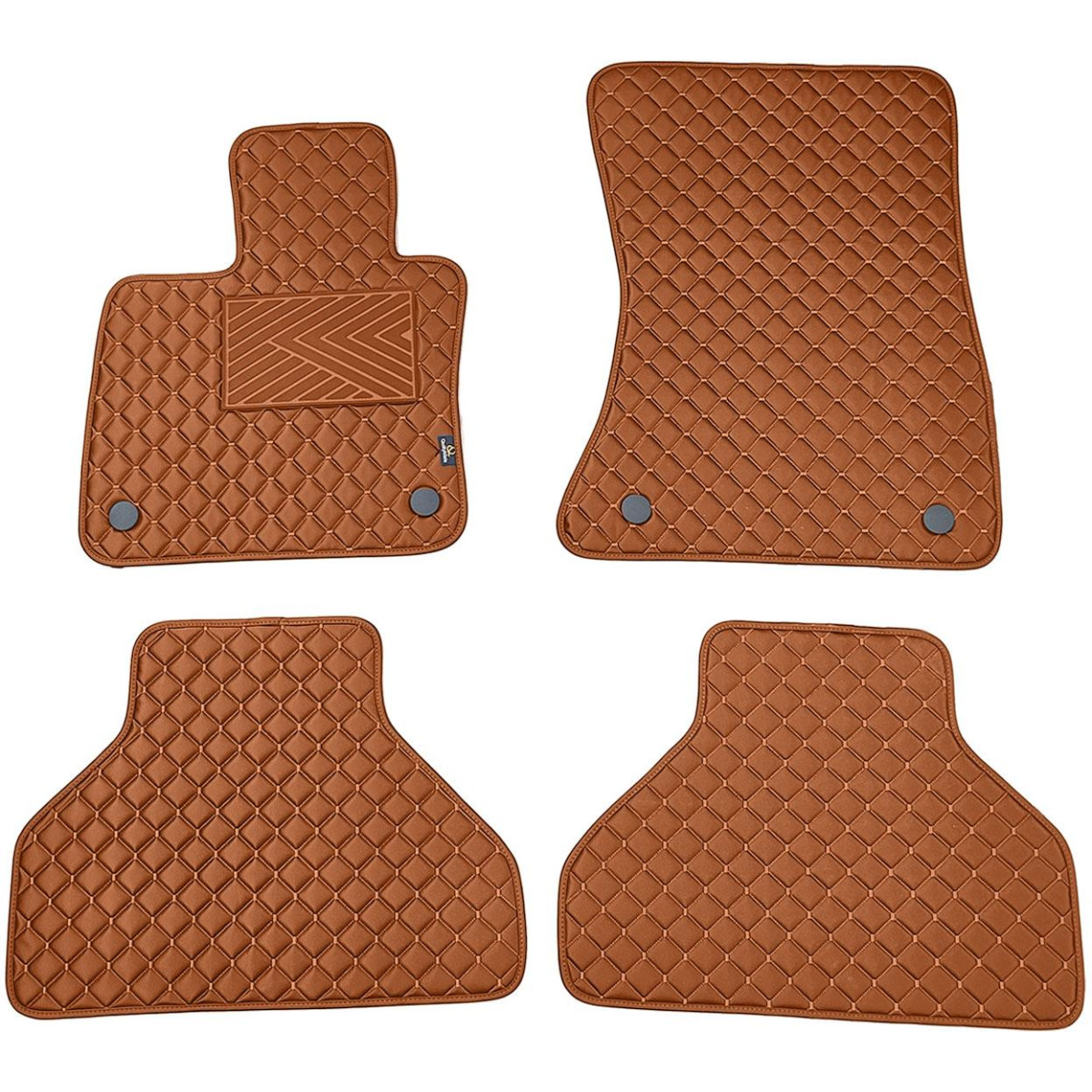 Ekonahast matid QuiltyMats BMW X5 2007-2013a. (E70) (Pruun / pruunid õmblused)