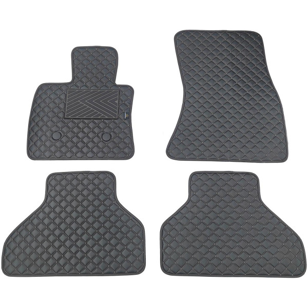 Ekonahast matid QuiltyMats BMW X5 2013-2018a. (F15) (Must / mustad õmblused)