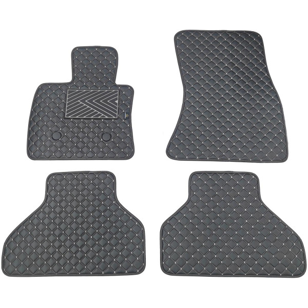 Ekonahast matid QuiltyMats BMW X5 2013-2018a. (F15) (Must / hallid õmblused)