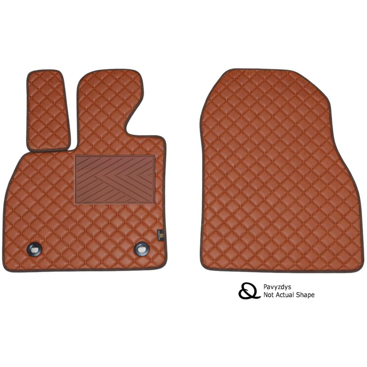 Ekonahast matid QuiltyMats BMW Z4 2009-2016a. (E89) (Pruun / pruunid õmblused)